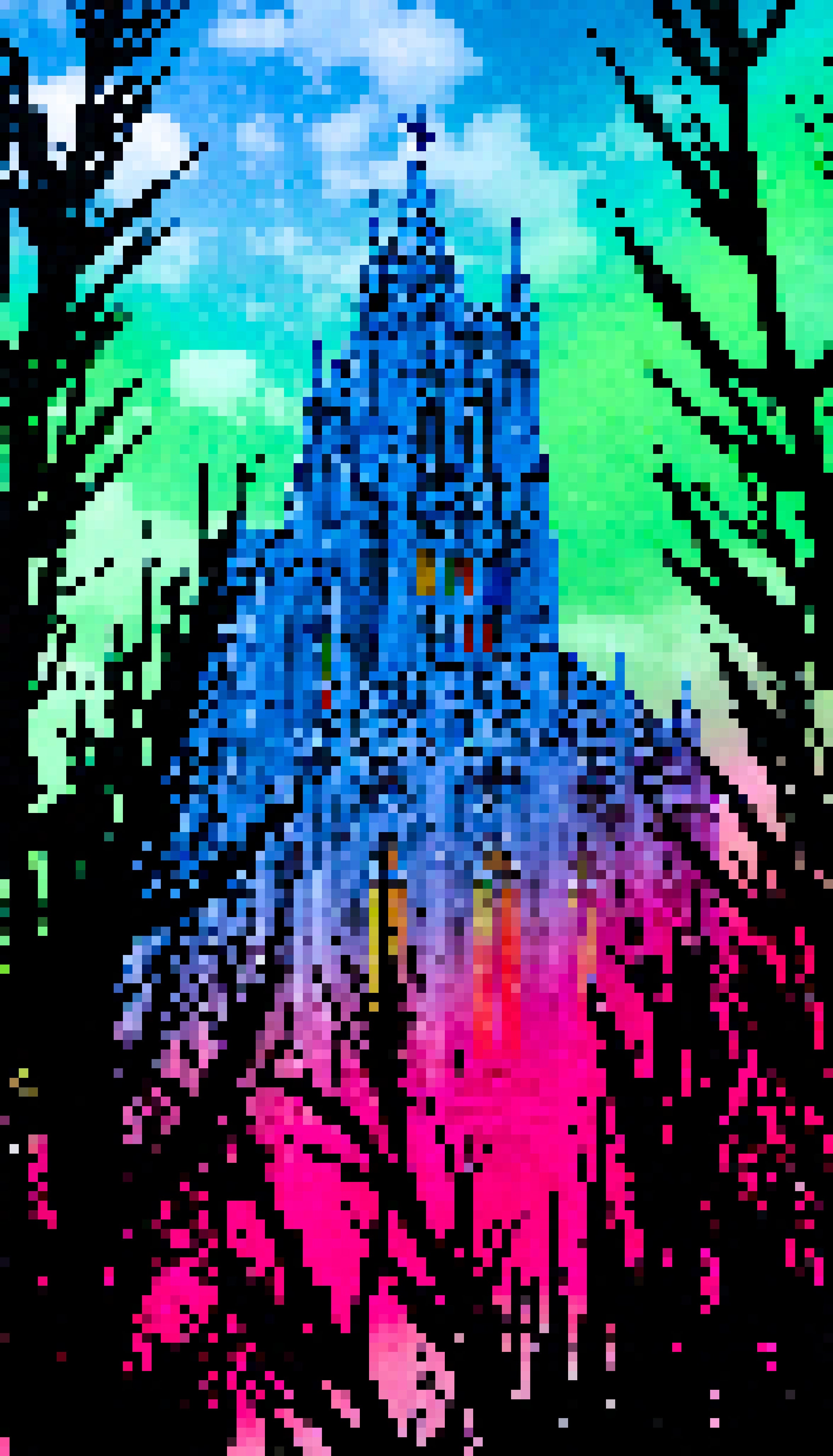 Sunset Splitway Crossing - #46 - MV8PIXELS