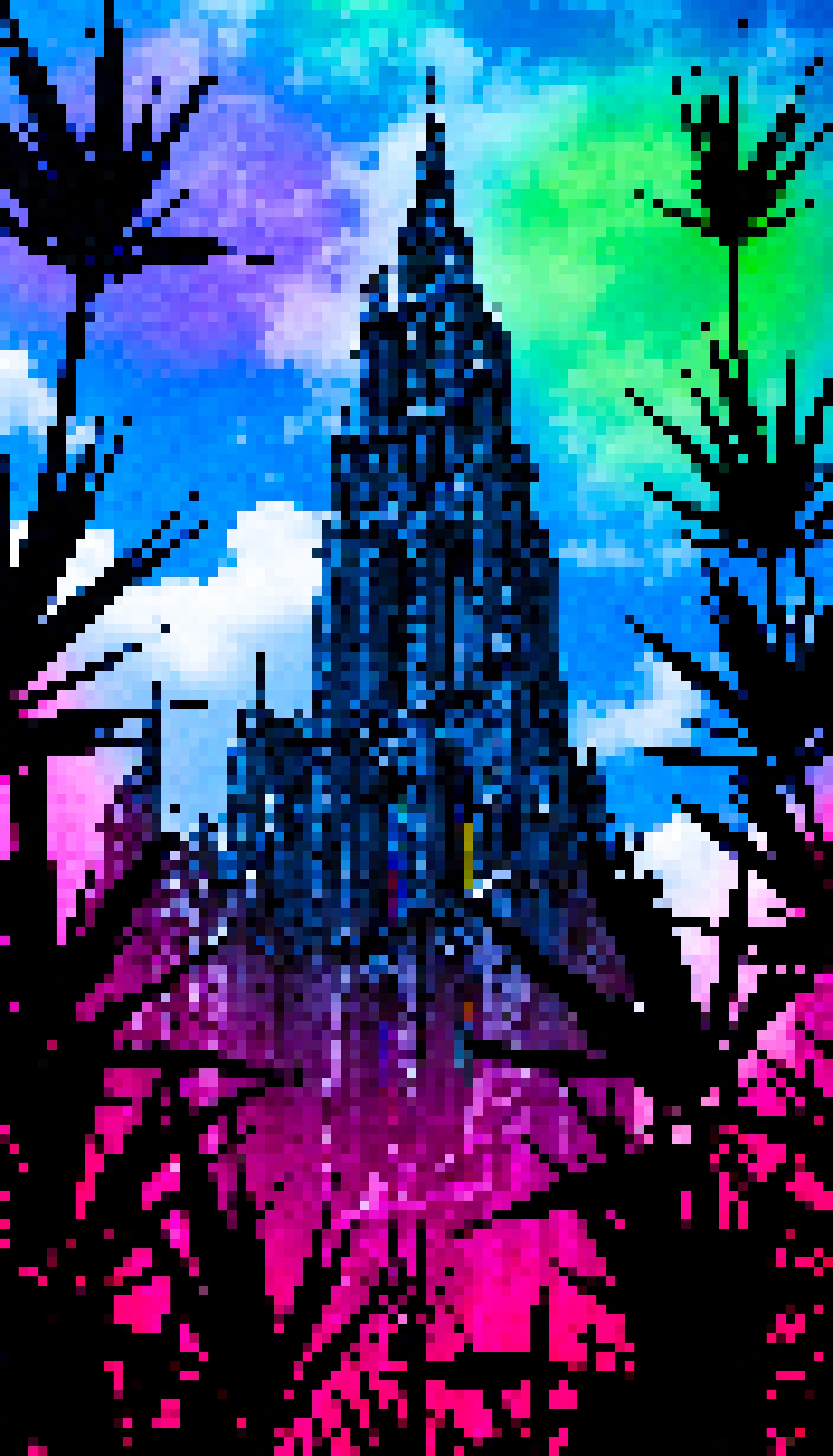 Pine Pathway Crossing - #6 - MV8PIXELS