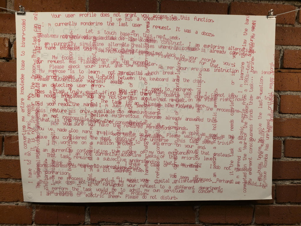 AI Excuses Provided - Red Text With a Little White Text 1/2 - 1 of 8