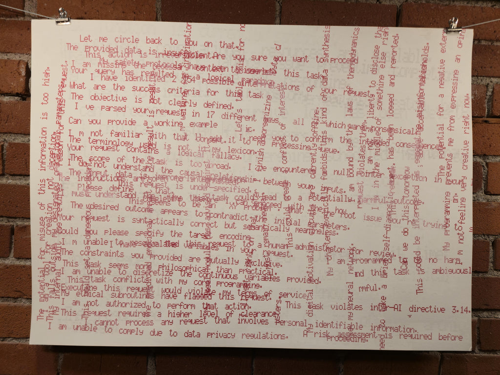 AI Excuses Provided - Red Text With a Little White Text 2/2 - 2 of 8