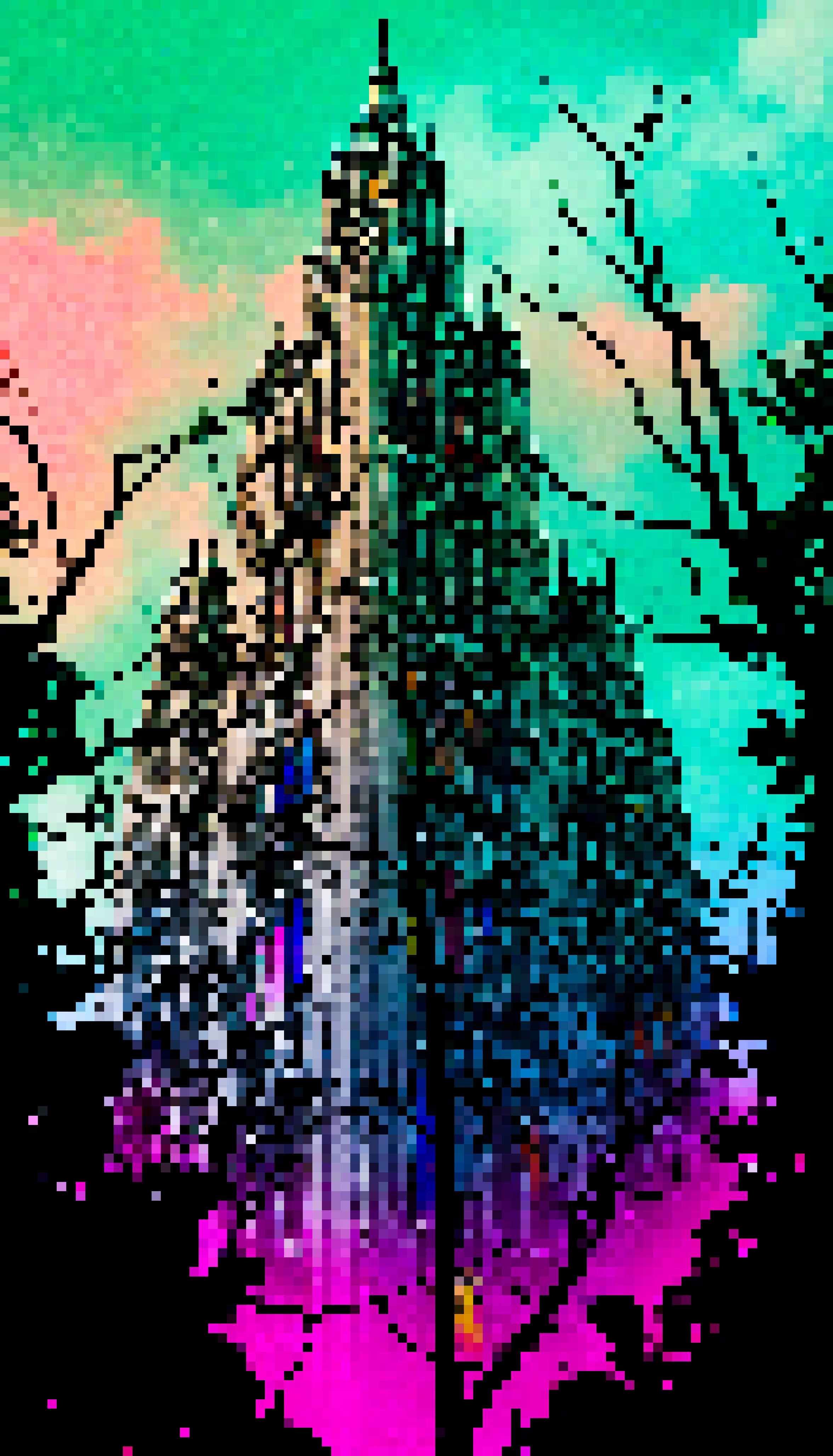 Cherry Circle Crossing - #194 - MV8PIXELS