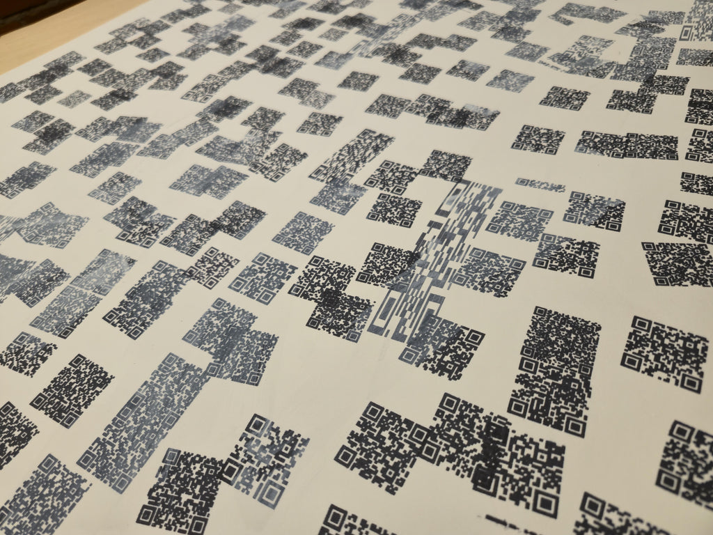 AI Excuses Provided - Sparce Black QR Codes 1/2 - 5 of 8