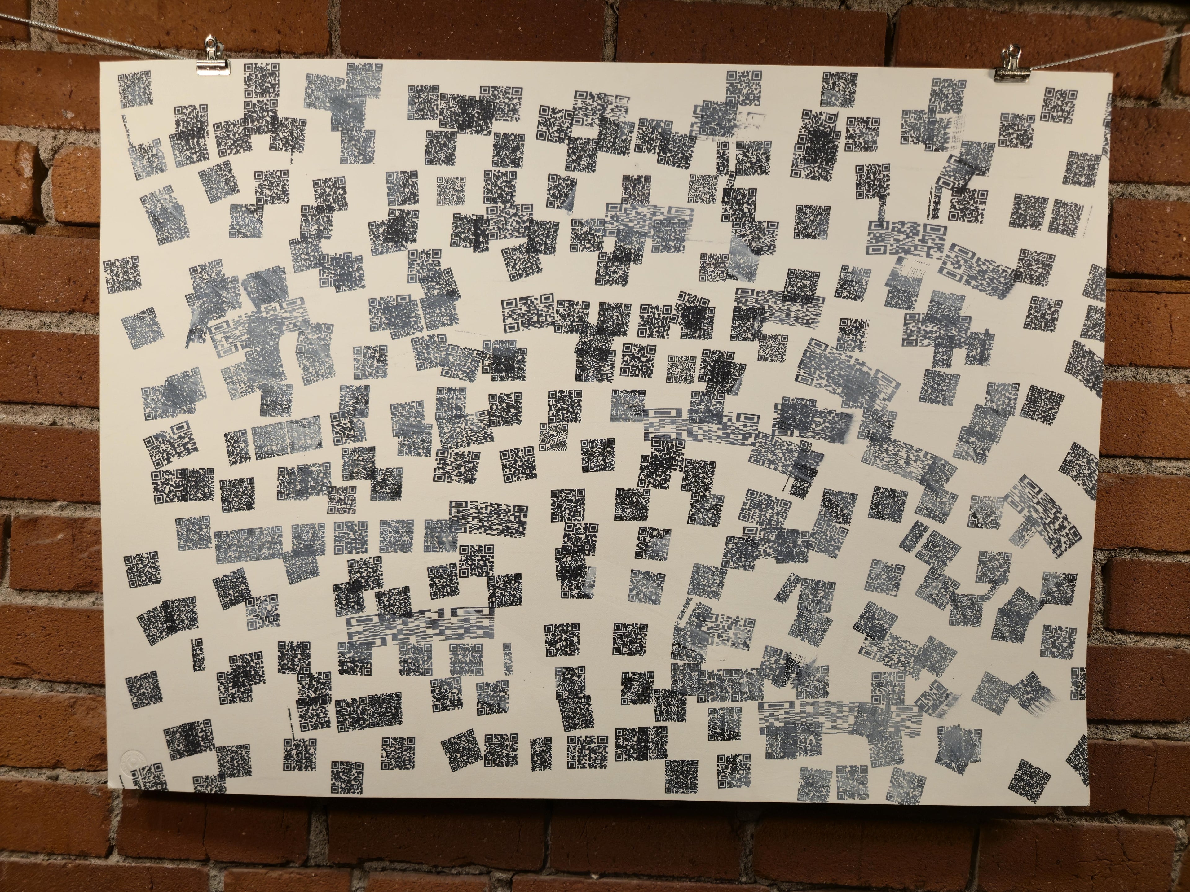 AI Excuses Provided - Sparce Black QR Codes 1/2 - 5 of 8