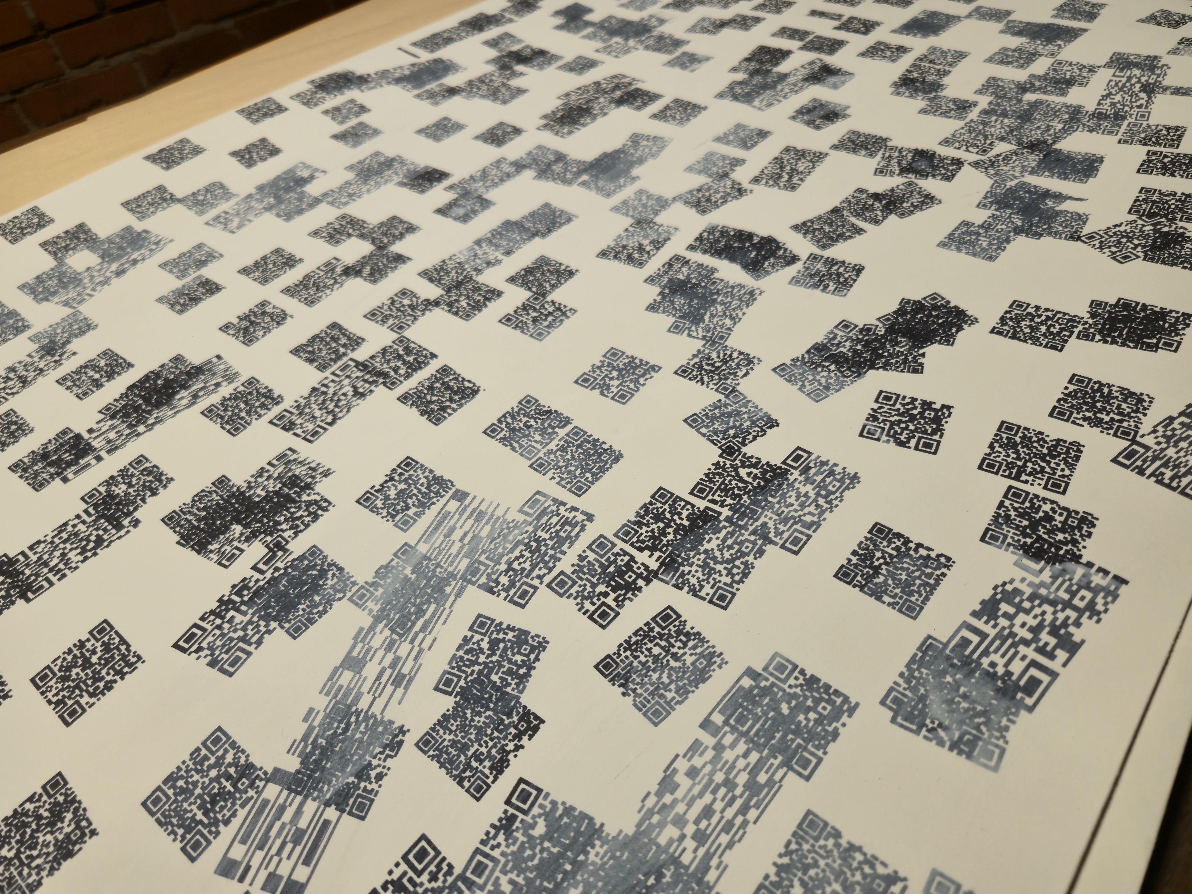 AI Excuses Provided - Sparce Black QR Codes 2/2 - 6 of 8