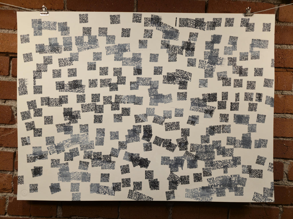 AI Excuses Provided - Sparce Black QR Codes 2/2 - 6 of 8