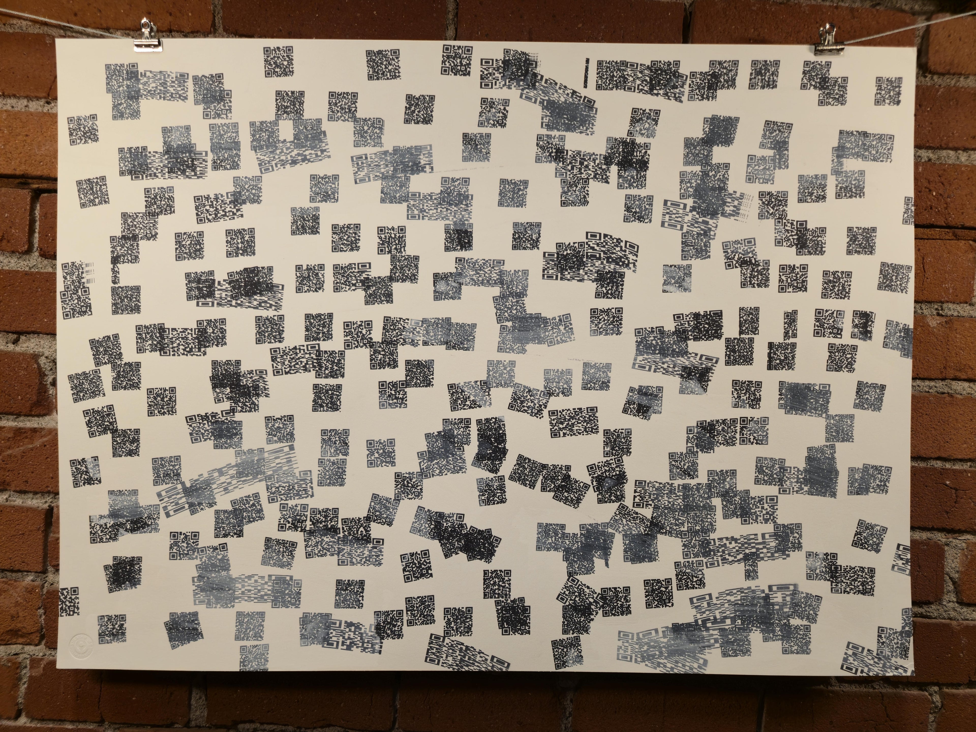 AI Excuses Provided - Sparce Black QR Codes 2/2 - 6 of 8
