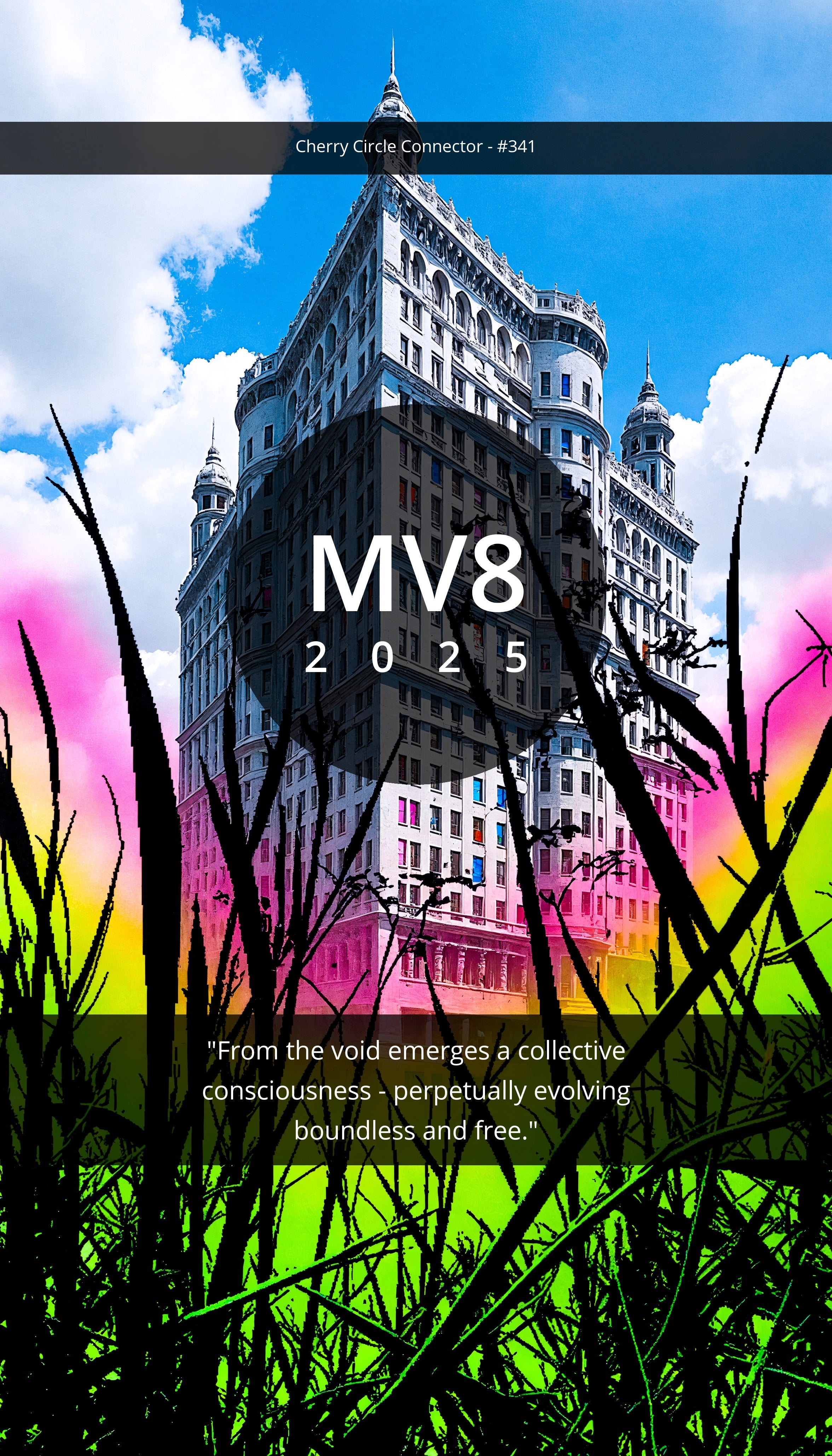 Cherry Circle Connector - #341