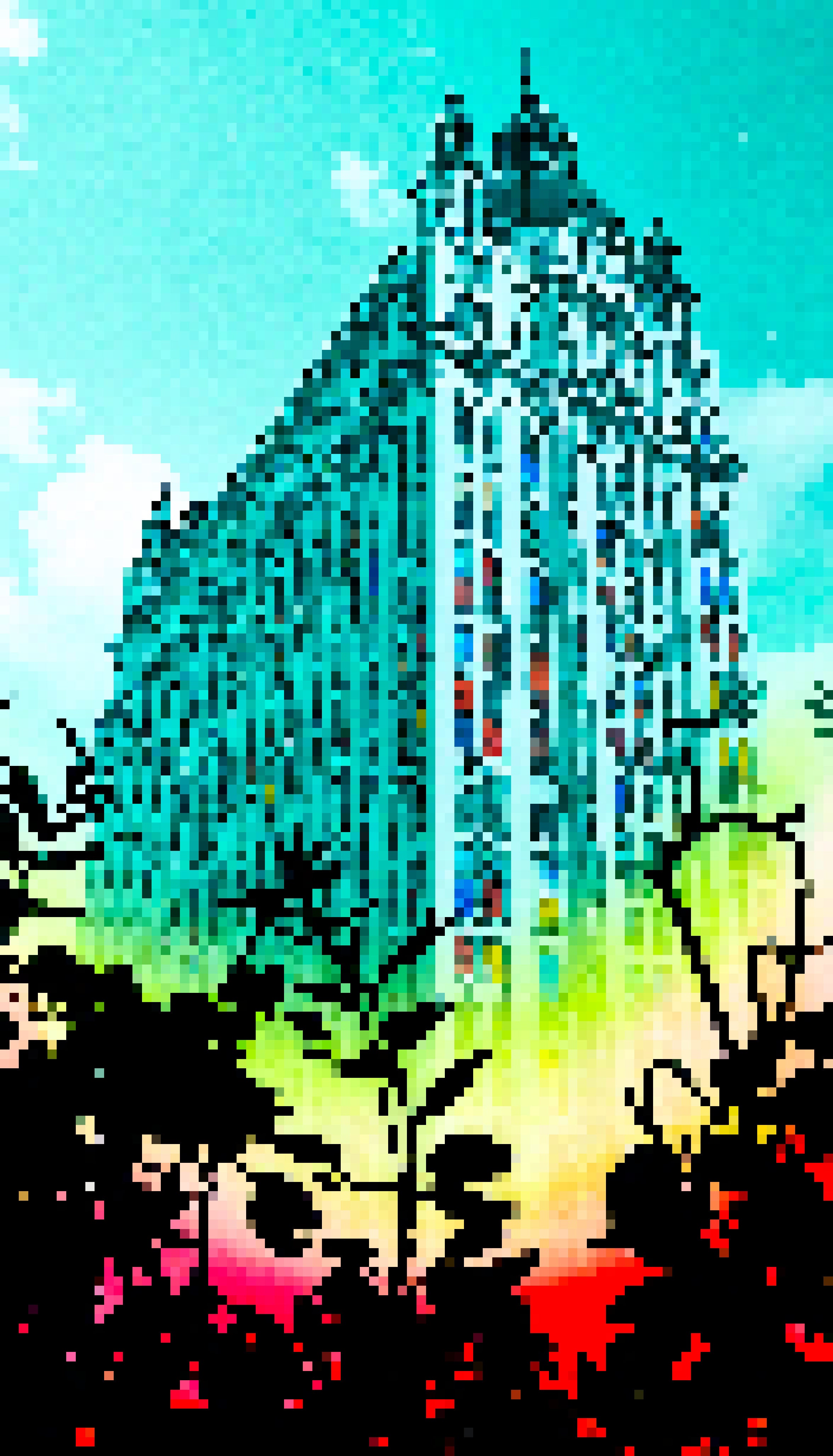 Cherry Blossom Crossroads - #361 - MV8PIXELS