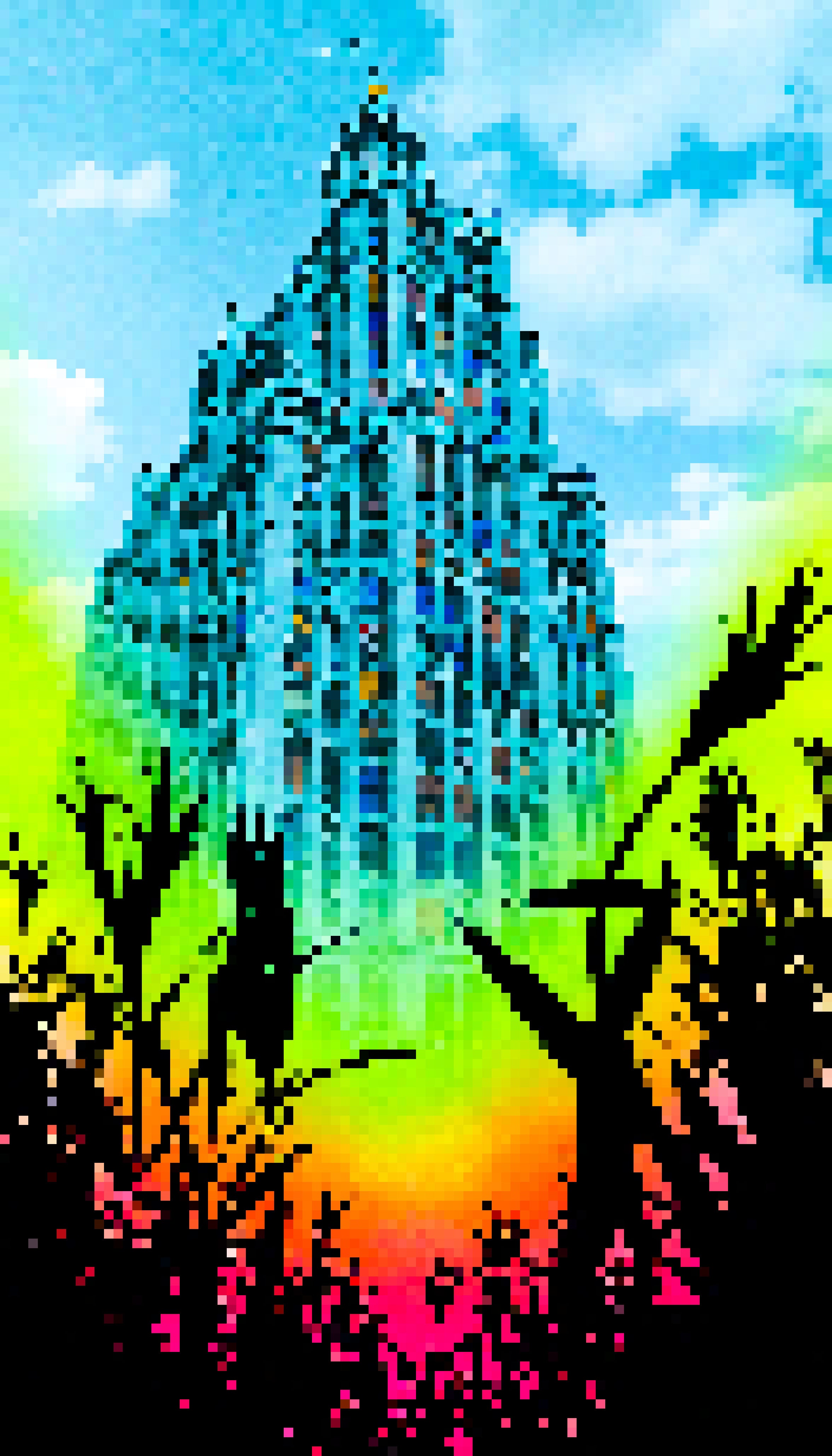 Sycamore Split Square - #369 - MV8PIXELS