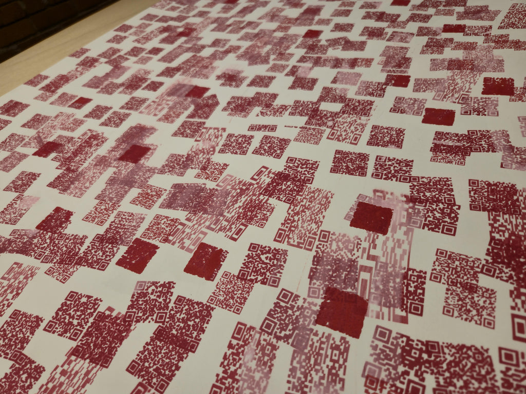 AI Excuses Provided - Dense Red QR Code 2/2 - 8 of 8