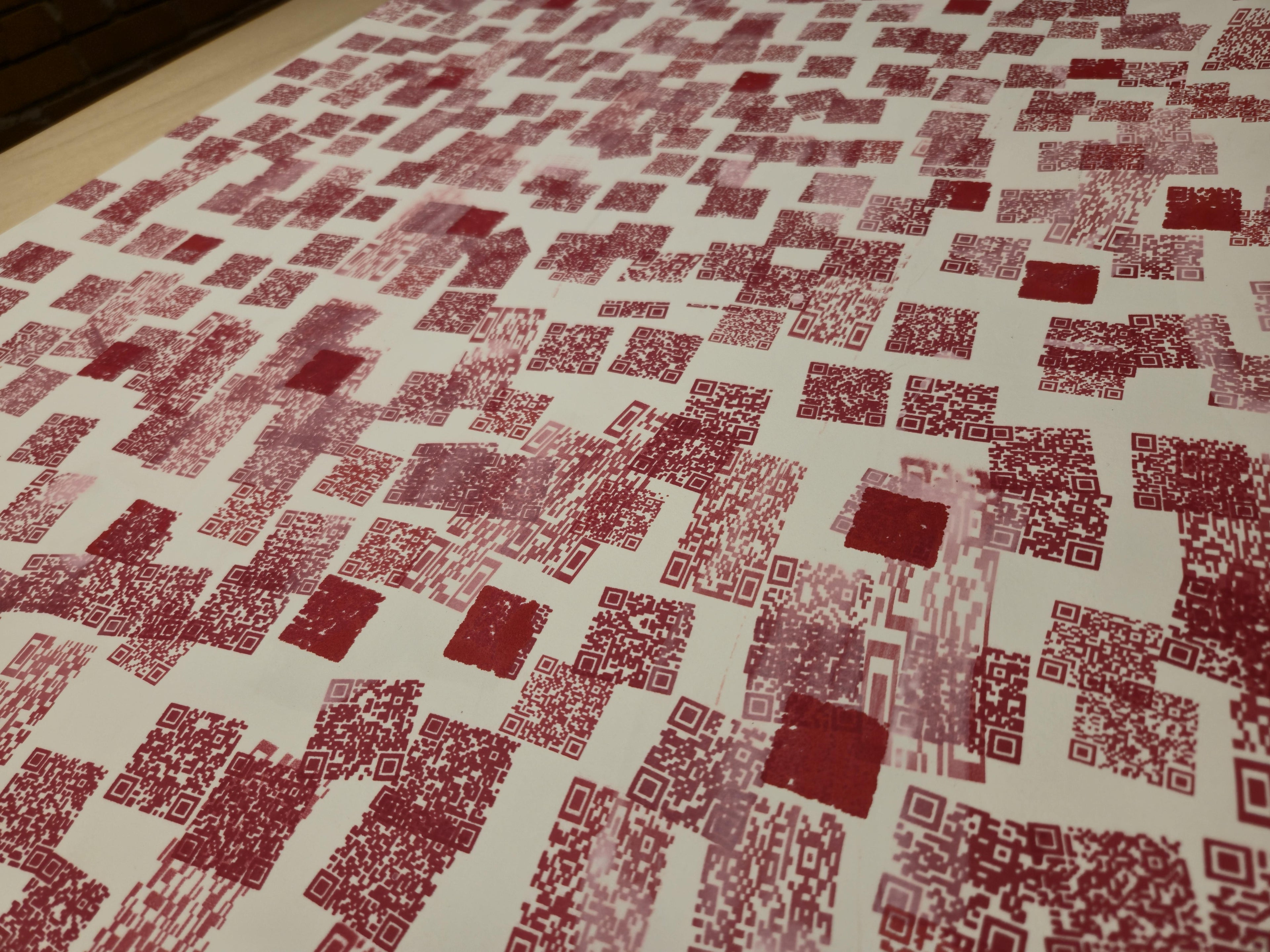 AI Excuses Provided - Dense Red QR Code 2/2 - 8 of 8