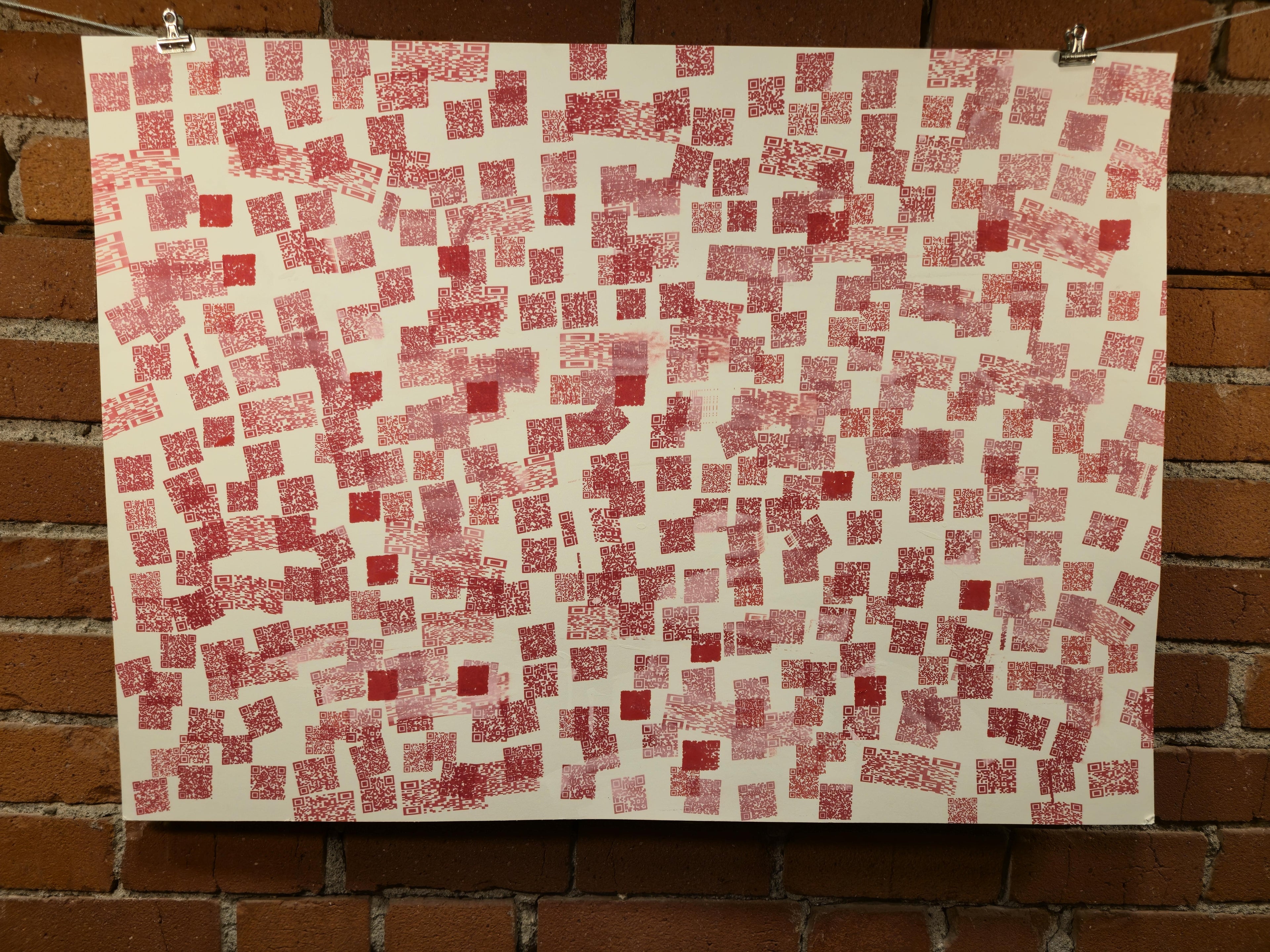 AI Excuses Provided - Dense Red QR Code 2/2 - 8 of 8
