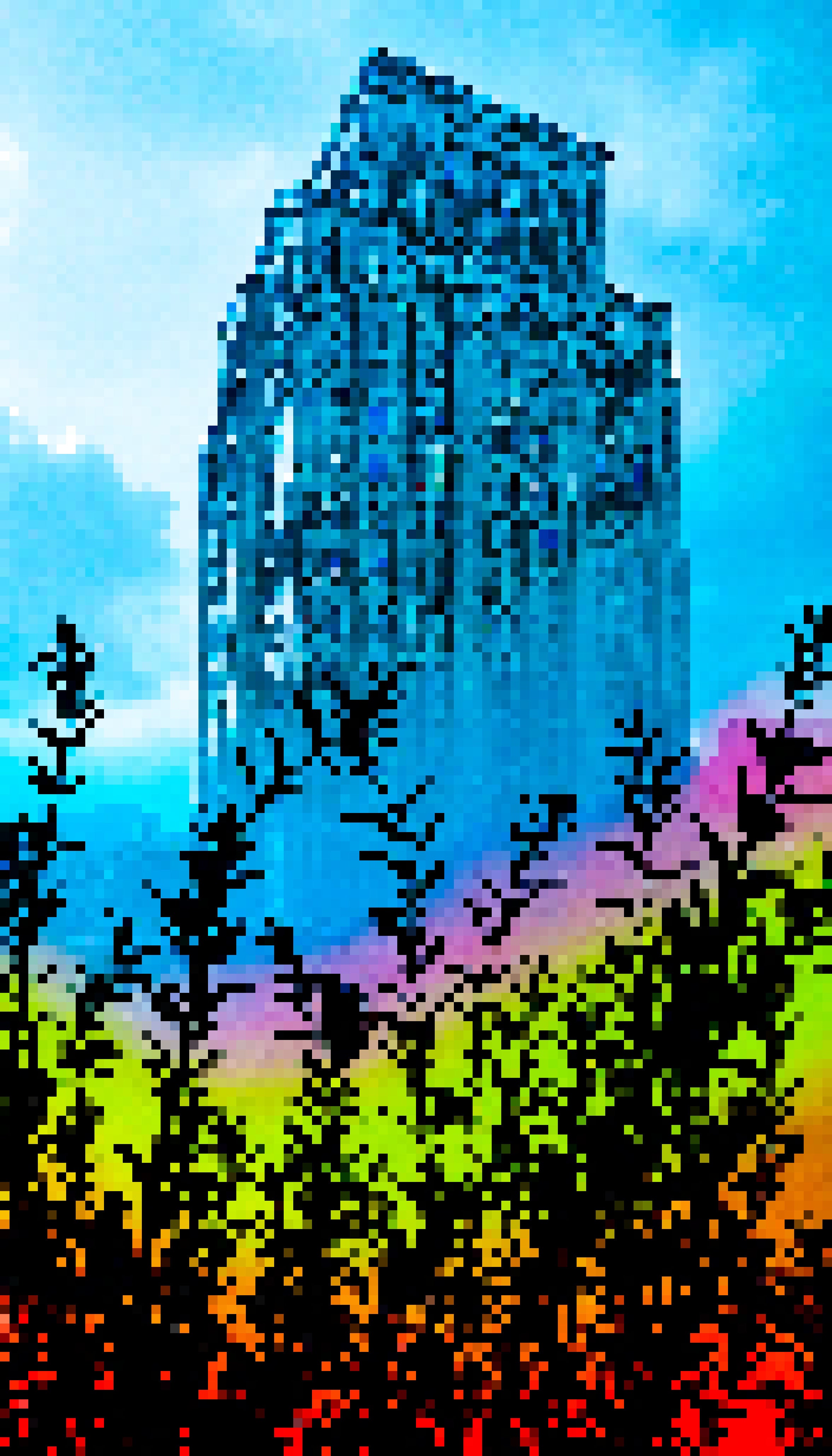 Pine Path Intersection - #559 - MV8PIXELS