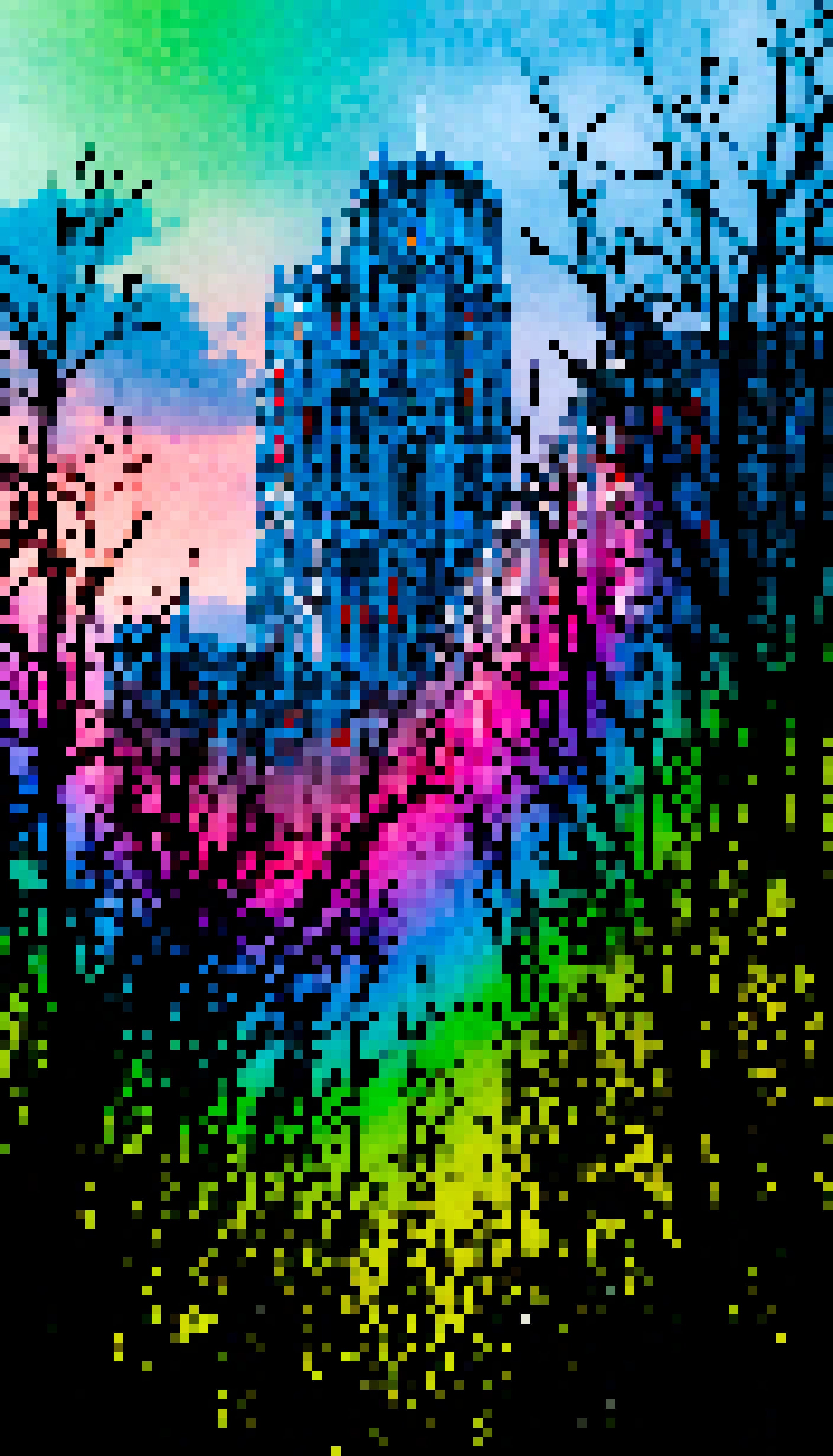 Shimmering Sunset Symbiosis Intersection - #643 - MV8PIXELS