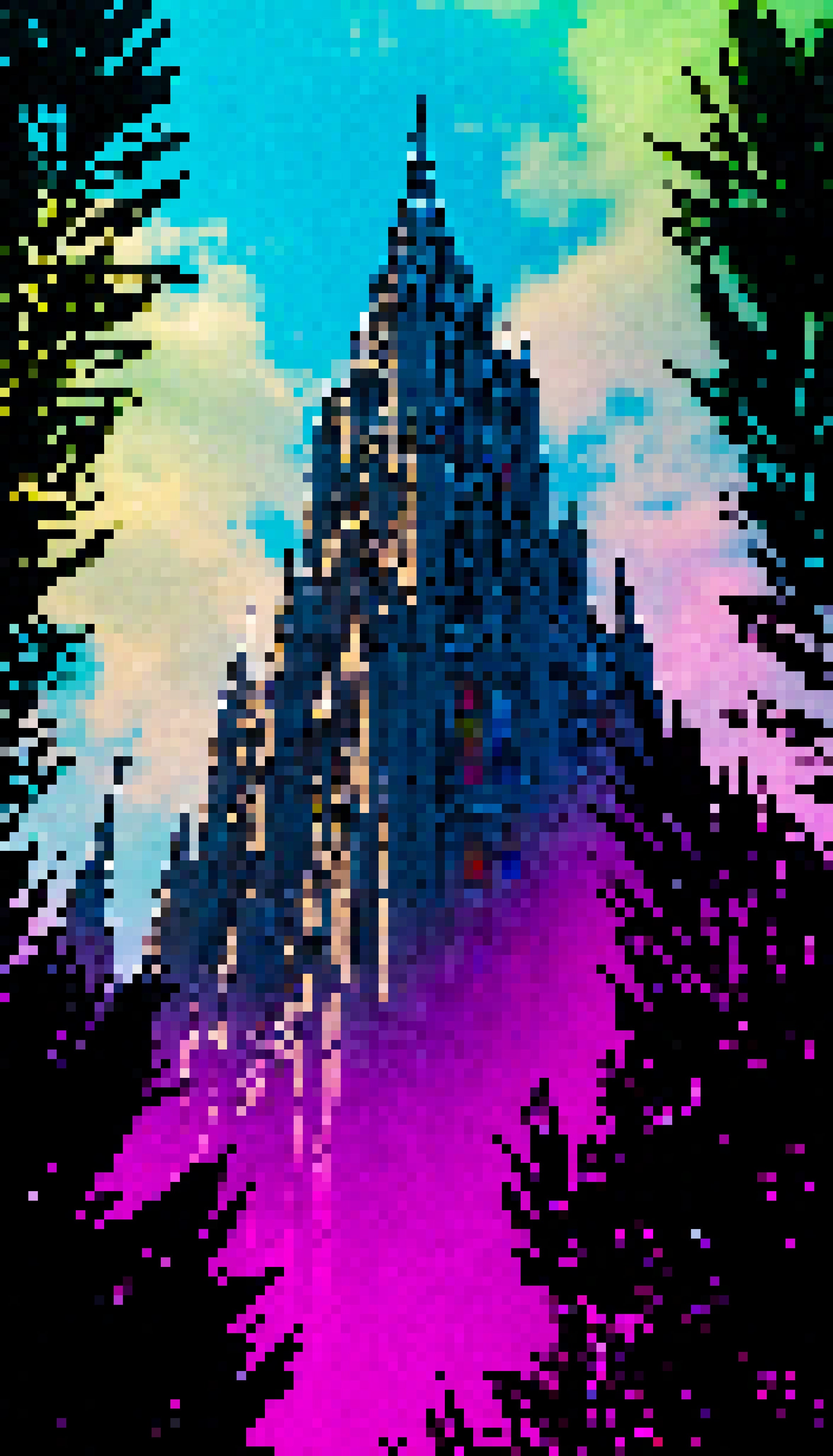 Hickory Hexagon Hub - #668 - MV8PIXELS