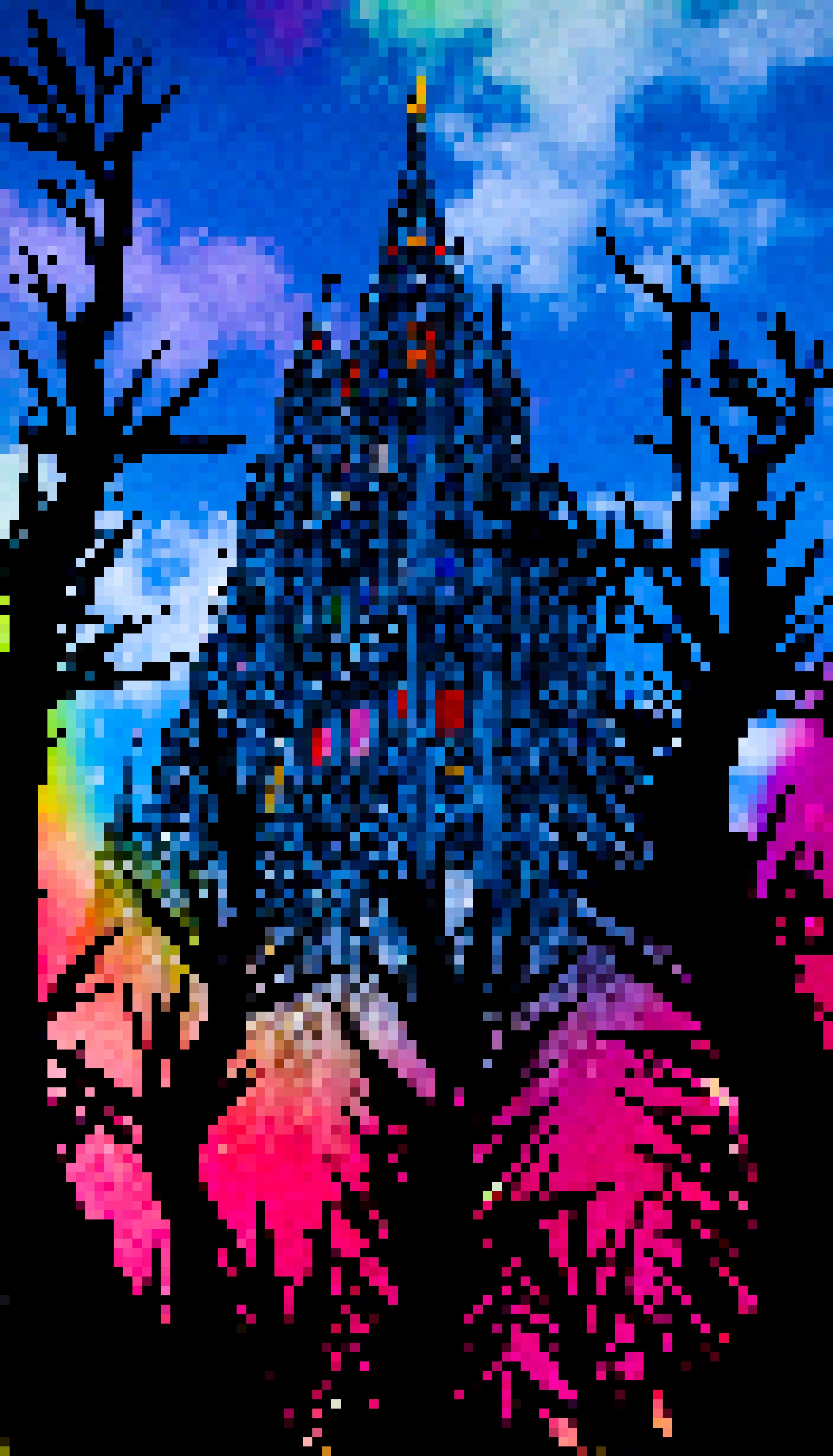 Starry Night Boulevard - #717 - MV8PIXELS