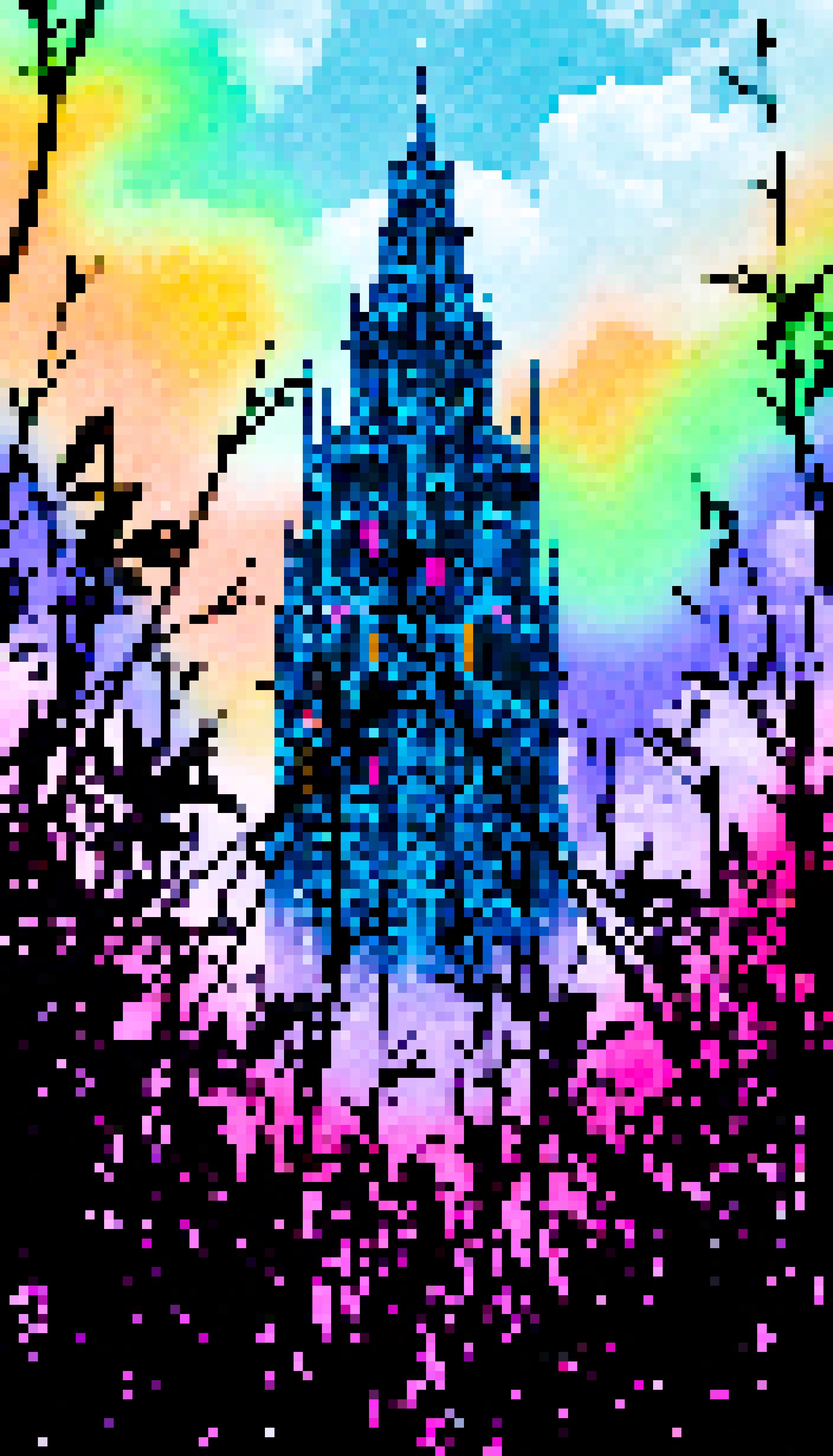 Emerald Eclipse Intersection - #720 - MV8PIXELS